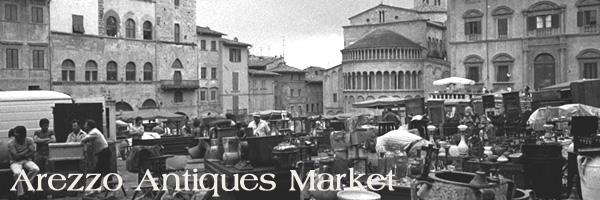 Antiques Market in Arezzo Tuscany guide events celebrations